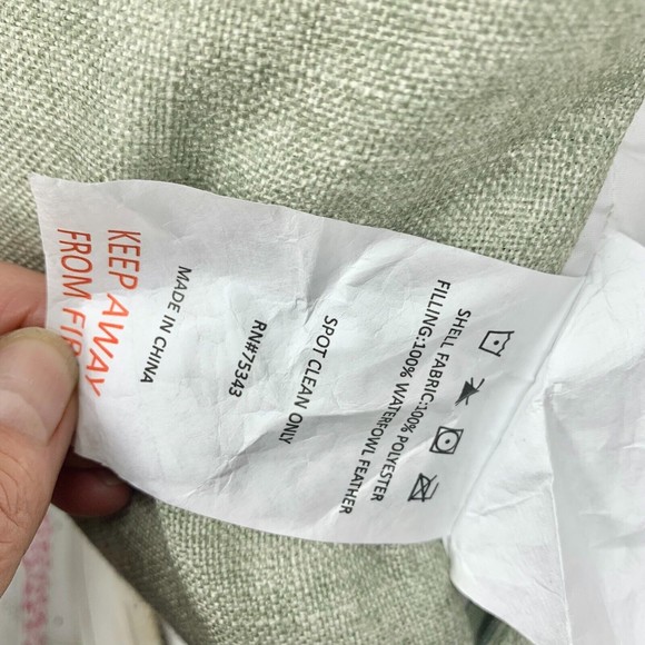 The Farmhouse by Rachel Ashwell Feather Bolster Pillow Autumn Pumpkins Falls - Picture 7 of 15